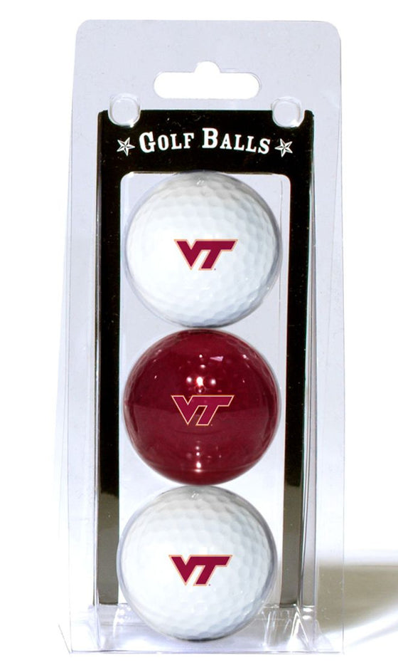 Virginia Tech Hokies 3 Pack of Golf Balls - Special Order