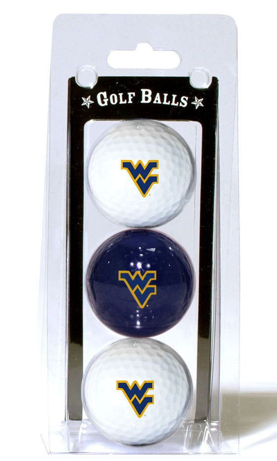 West Virginia Mountaineers 3 Pack of Golf Balls - Special Order