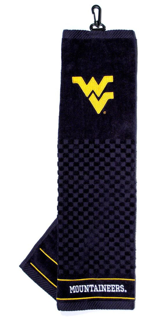 West Virginia Mountaineers 16"x22" Embroidered Golf Towel - Special Order