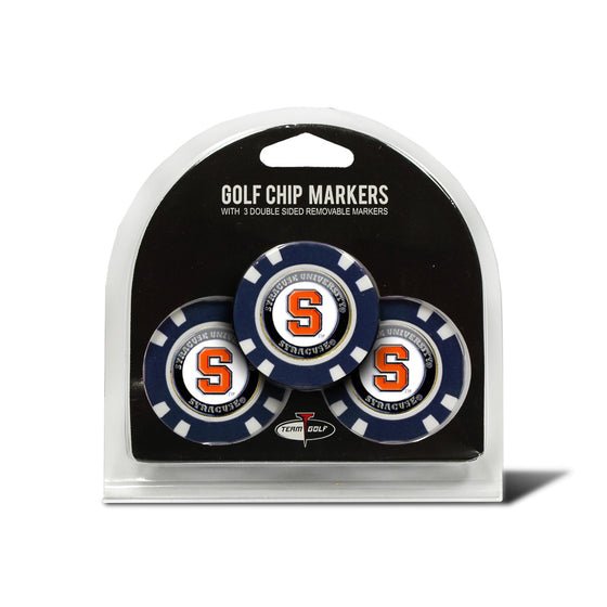 Syracuse Orange Golf Chip with Marker 3 Pack - Special Order