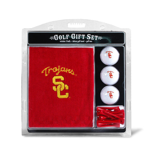 USC Trojans Golf Gift Set with Embroidered Towel - Special Order