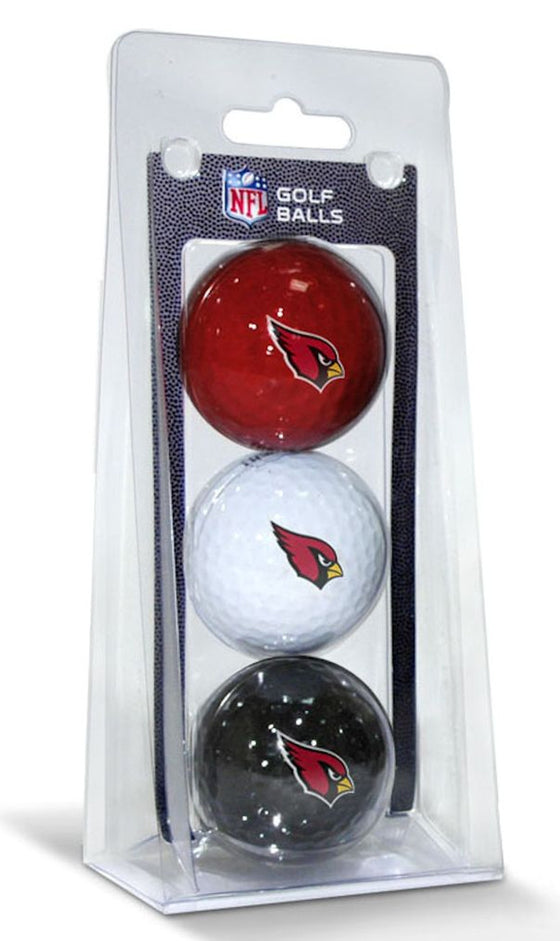 Arizona Cardinals 3 Pack of Golf Balls - Special Order