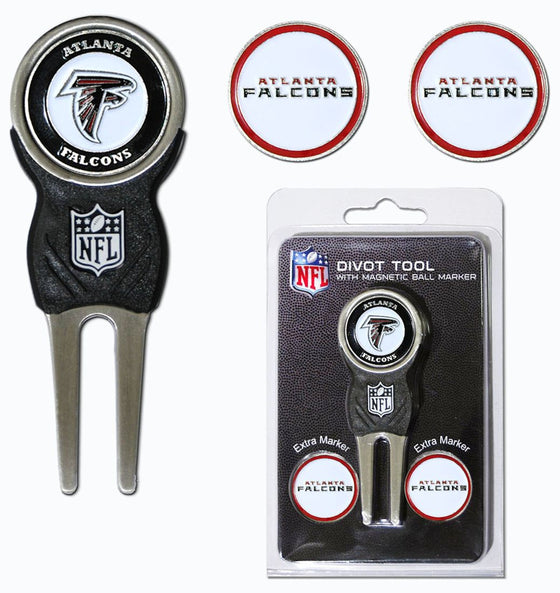 Atlanta Falcons Golf Divot Tool with 3 Markers - Special Order