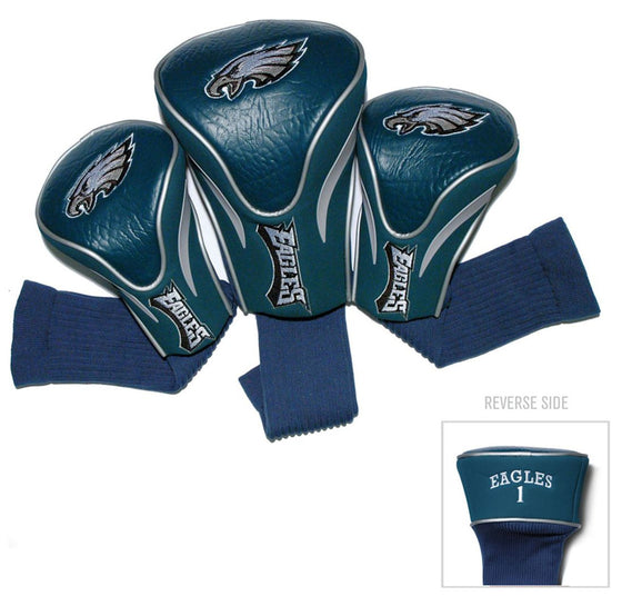 Philadelphia Eagles Golf Club 3 Piece Contour Headcover Set