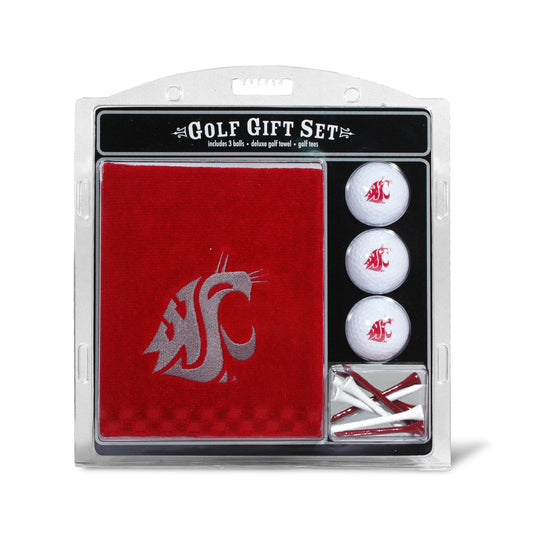 Washington State Cougars Golf Gift Set with Embroidered Towel - Special Order