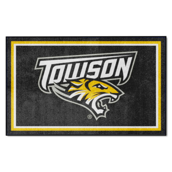 Towson Tigers 4ft. x 6ft. Plush Area Rug