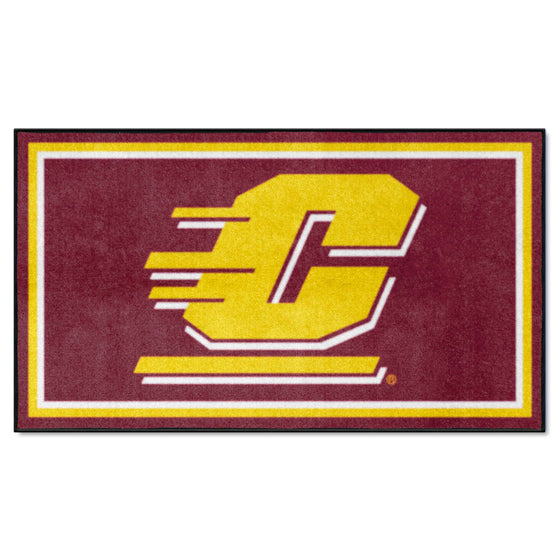 Central Michigan Chippewas 3ft. x 5ft. Plush Area Rug