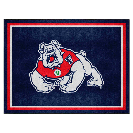 Fresno State Bulldogs 8ft. x 10 ft. Plush Area Rug