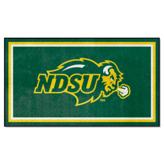 North Dakota State Bison 3ft. x 5ft. Plush Area Rug