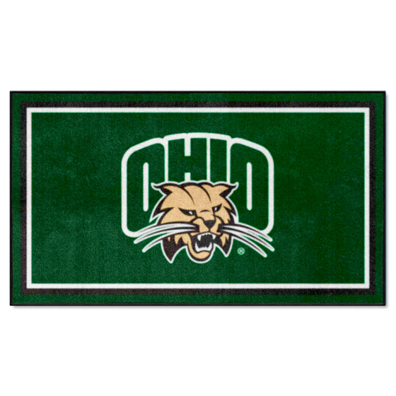 Ohio Bobcats 3ft. x 5ft. Plush Area Rug