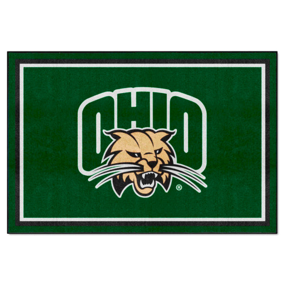 Ohio Bobcats 5ft. x 8 ft. Plush Area Rug