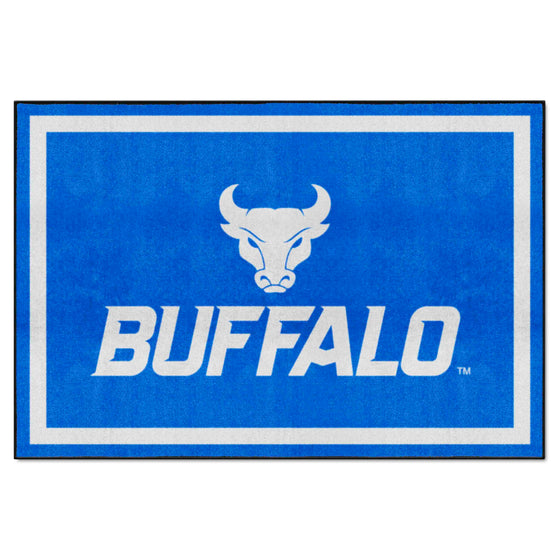 Buffalo Bulls 5ft. x 8 ft. Plush Area Rug