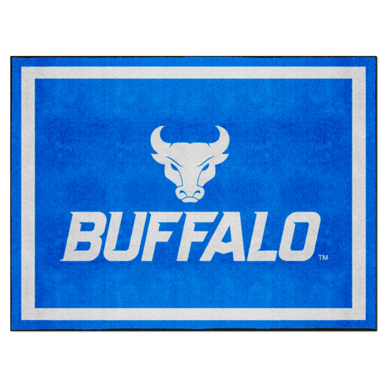 Buffalo Bulls 8ft. x 10 ft. Plush Area Rug