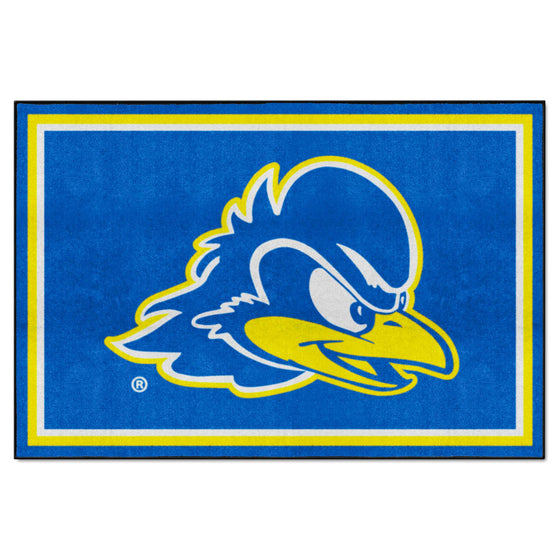 Delaware Blue Hens 5ft. x 8 ft. Plush Area Rug