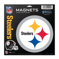 Pittsburgh Steelers Vinyl Magnet 11" x 11" - 3 Magnet Set