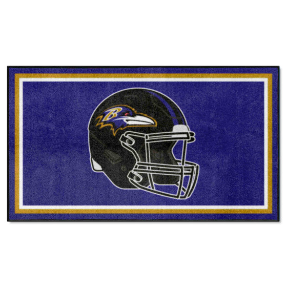 Baltimore Ravens 3ft. x 5ft. Plush Area Rug