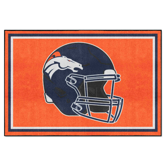 Denver Broncos 5ft. x 8 ft. Plush Area Rug