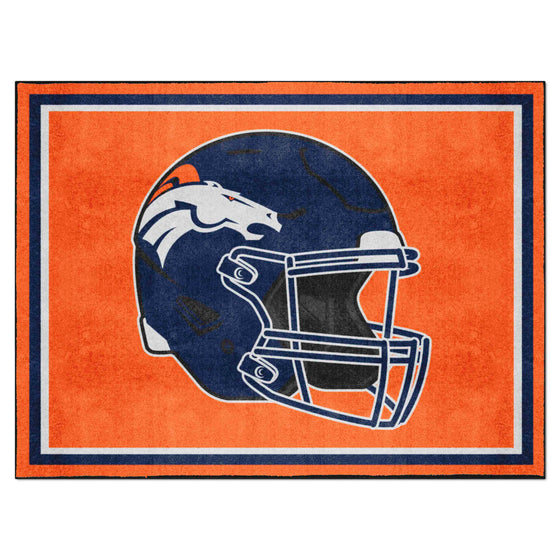 Denver Broncos 8ft. x 10 ft. Plush Area Rug