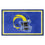 Los Angeles Rams 4ft. x 6ft. Plush Area Rug