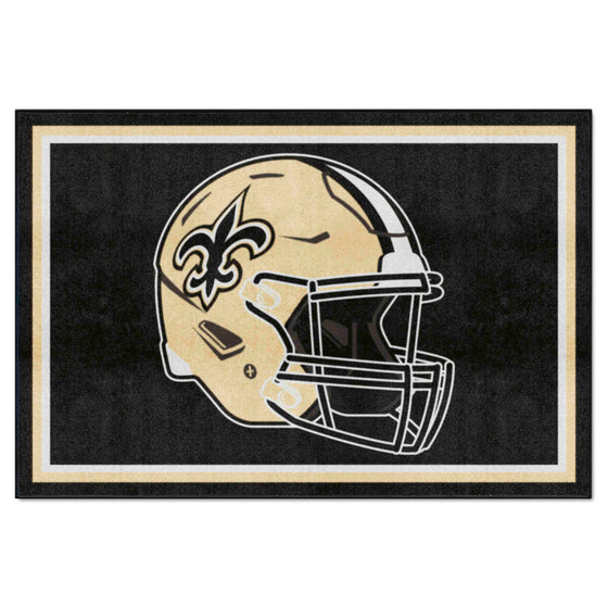 New Orleans Saints 5ft. x 8 ft. Plush Area Rug