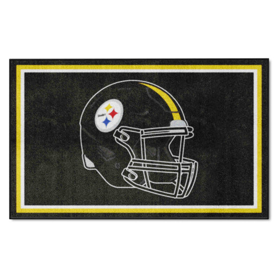 Pittsburgh Steelers 4ft. x 6ft. Plush Area Rug