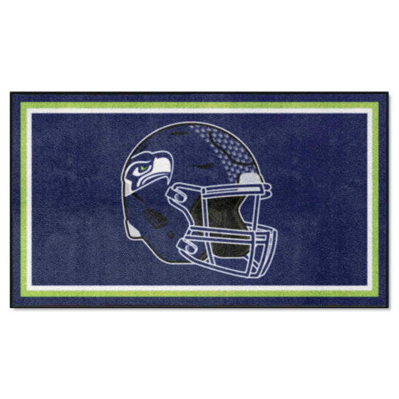 Seattle Seahawks 3ft. x 5ft. Plush Area Rug