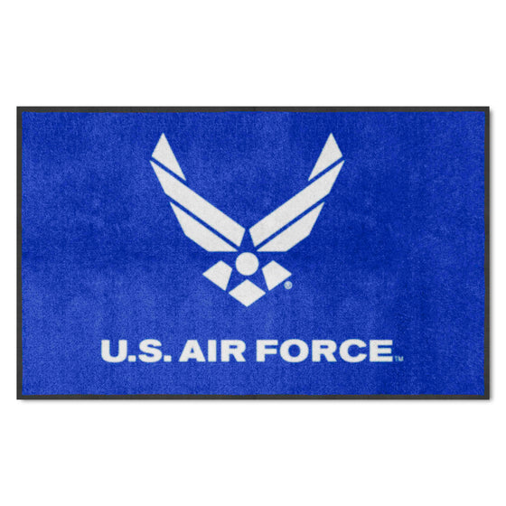 U.S. Air Force 4X6 High-Traffic Mat with Durable Rubber Backing - Landscape Orientation