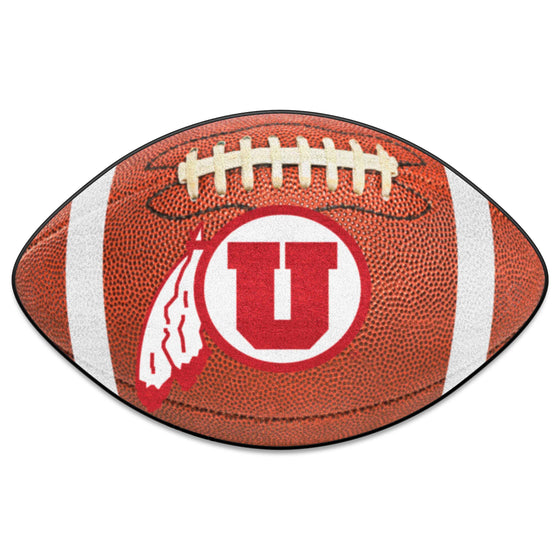 Utah Utes Football Rug - 20.5in. x 32.5in.