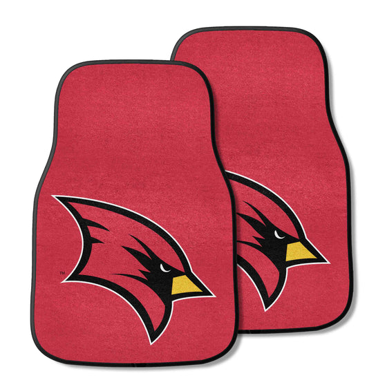 Saginaw Valley State Cardinals Front Carpet Car Mat Set - 2 Pieces