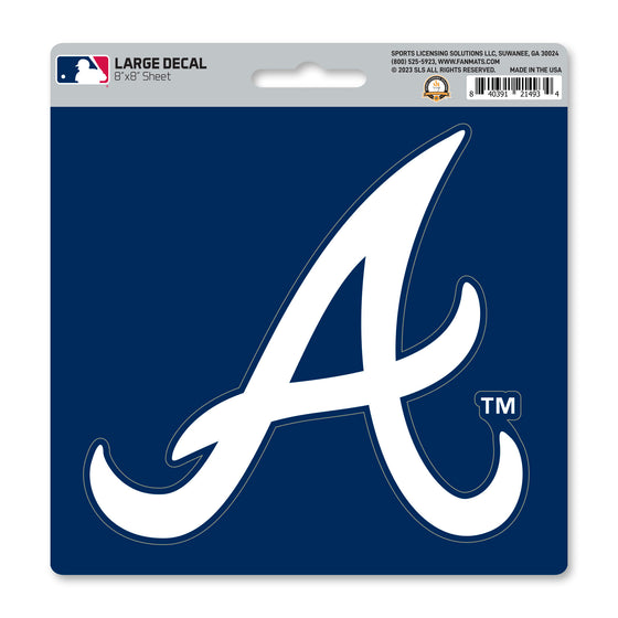 Atlanta Braves Large Decal Sticker