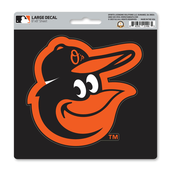 Baltimore Orioles Large Decal Sticker