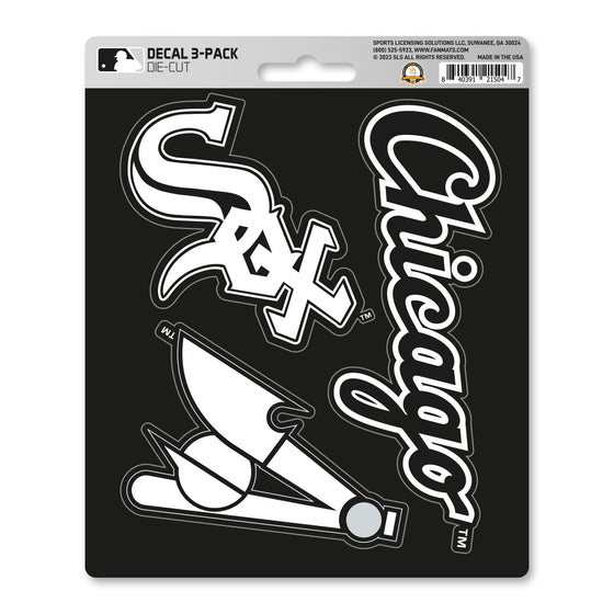 Chicago White Sox 3 Piece Decal Sticker Set