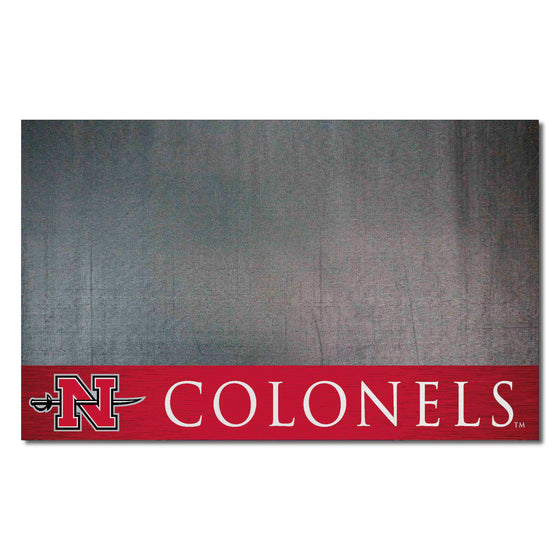 Nicholls State Colonels Vinyl Grill Mat - 26in. x 42in.