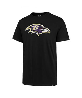 BALTIMORE RAVENS JET BLk IMPRINT SUPER RIVAL T MENS - 757 Sports Collectibles