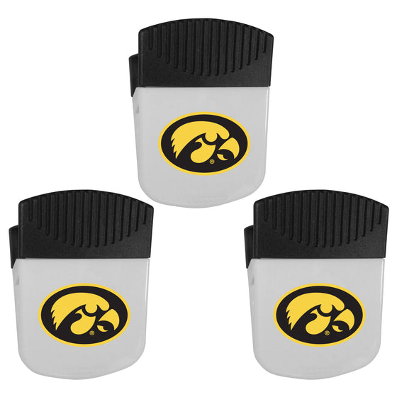 Iowa Hawkeyes Chip Clip Magnets, 3pk