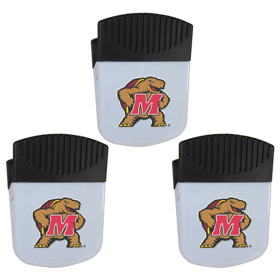 Maryland Terrapins Chip Clip Magnets, 3pk