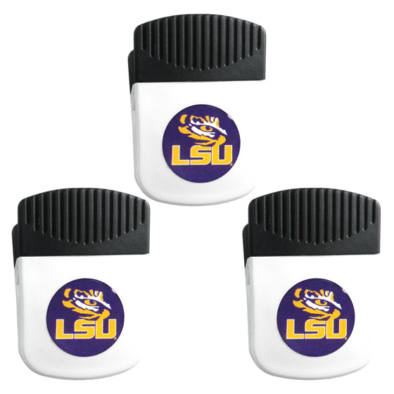 LSU Tigers Chip Clip Magnet with Bottle Opener, 3pk