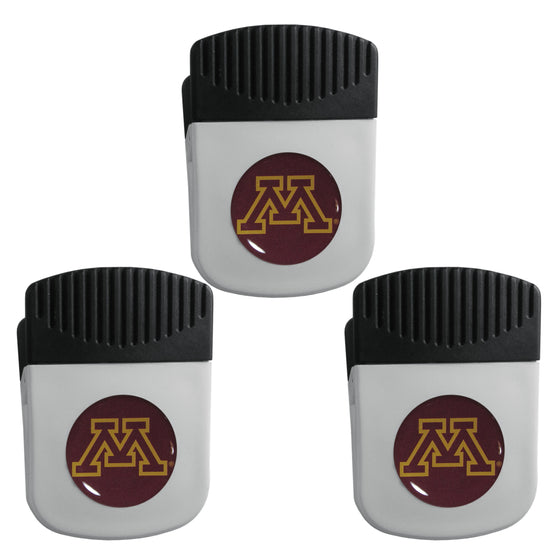 Minnesota Golden Gophers Chip Clip Magnet with Bottle Opener, 3pk