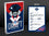 New England Patriots New England Patriots 2024 NFL Draft Card 3D Acrylic Block