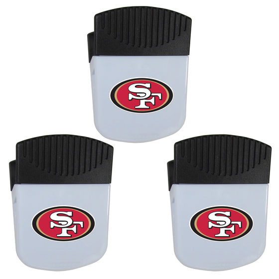 San Francisco 49ers Chip Clip Magnets, 3pk