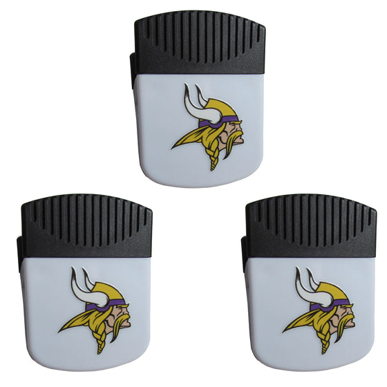 Minnesota Vikings Chip Clip Magnets, 3pk