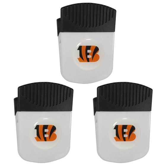 Cincinnati Bengals Chip Clip Magnet with Bottle Opener, 3pk