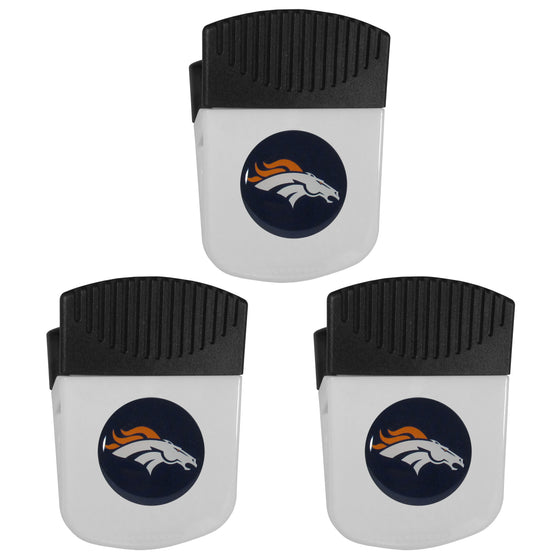 Denver Broncos Chip Clip Magnet with Bottle Opener, 3pk