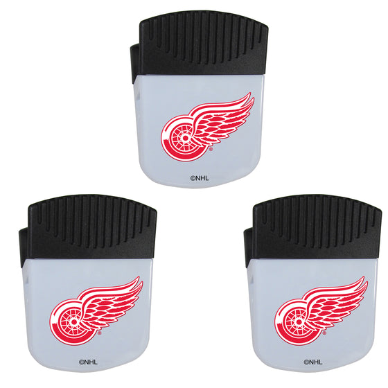 Detroit Red Wings Chip Clip Magnets, 3pk