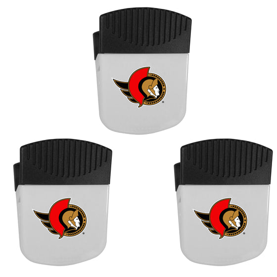 Ottawa Senators Chip Clip Magnets, 3pk