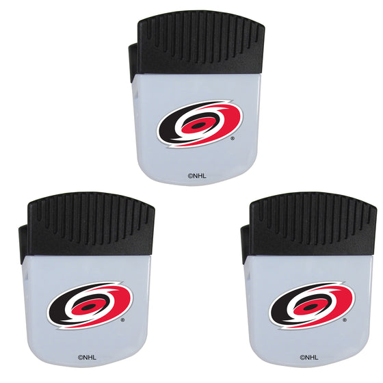 Carolina Hurricanes Chip Clip Magnets, 3pk