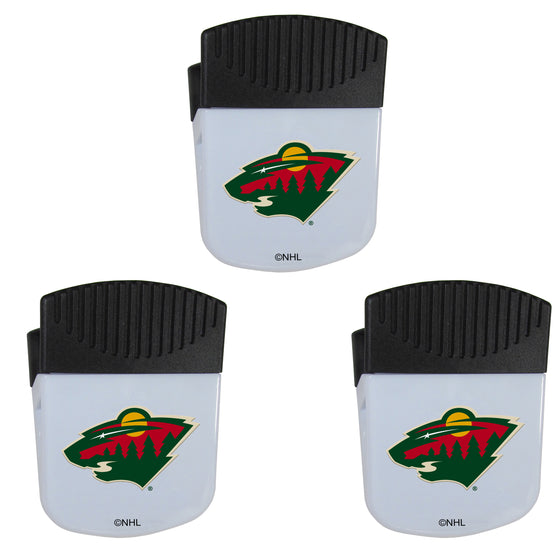 Minnesota Wild Chip Clip Magnets, 3pk