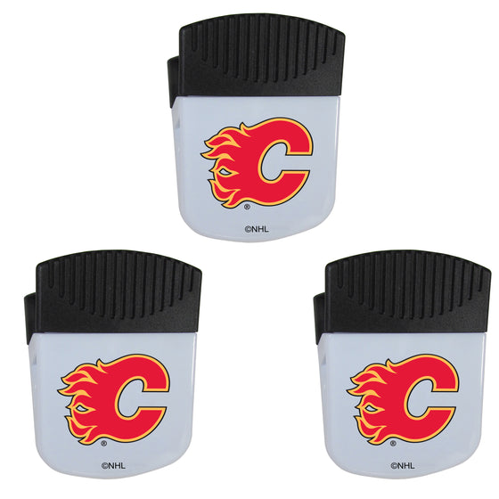 Calgary Flames Chip Clip Magnets, 3pk