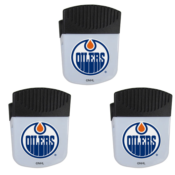 Edmonton Oilers Chip Clip Magnets, 3pk