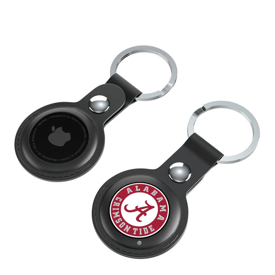 Alabama Crimson Tide Insignia Black Airtag Holder 2-Pack-3